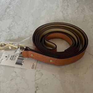 kate spade Tan Leather Dog Leash